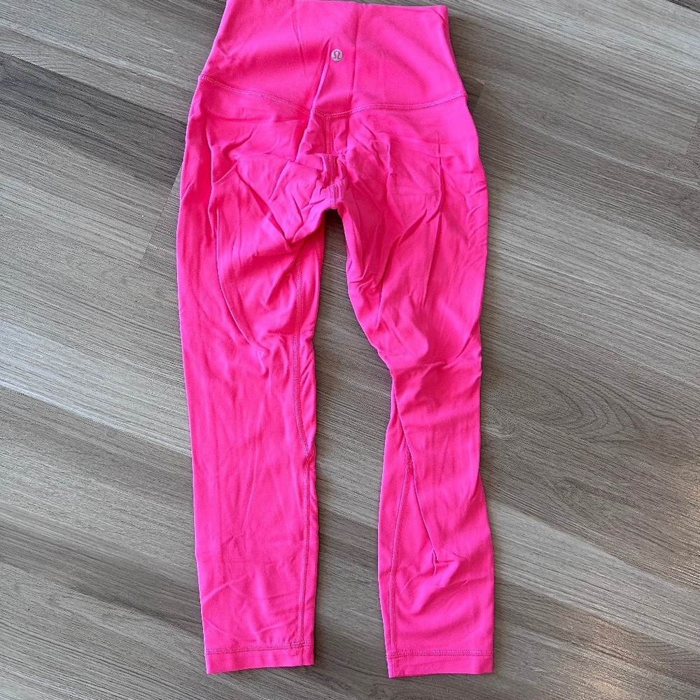 Lululemon Bright Pink Align 23" Leggings